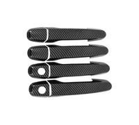 couvertures poignée porte Compatible Avec Toyota Pour Probox Pour Réussir 2002 2003 2004 2005 2006 2007-2015 2016 Couverture Poignée Porte Voiture Mise À Niveau Style(Carbon 2 keyhole)