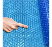 Couvertures solaires à Bulles 3ft/6ft/10ft/13ft/16ft/20ft/23ft/26ft Large rectangulaire, Protecteur de Piscine Anti-poussière(1X2m/3X6ft)