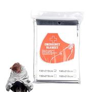 Couvertures Thermiques d'urgence - Couverture en Film de Survie compacte, Grande chauffante extérieure | Couverture Thermique réfléchissante avec Isolation pour Temps Froid, Camping,