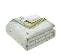 Couvette Froide D'été, Maison De Dortoir D'étudiant Couvette De Climatisation Simple/Double, Couvette De Canapé Confortable pour La Peau Green 150 * 200cm