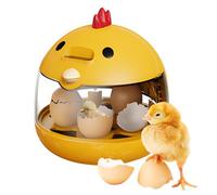Couveuse À Œufs pour Poules - Incubateur Automatique pour Œufs de Poules, Canards et Caille - Thermostat Régulé Portable avec Mire-Œuf Intégré pour Dindes, Cailles, Reptiles et Couvaison