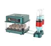 Couveuse entièrement automatique pour œufs de poule, caille et canard - 10/15/24/36 œufs - Avec retournement automatique des œufs et humidification automatique - Pour œufs de poule, caille et canard