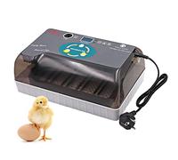 Couveuse Incubateur Oeuf Automatique 12 Oeufs,Incubateurs avec Eclairage LED,Contrôle Numérique Intelligent TempéRature,pour œufs Pigeon Poulets (EU)