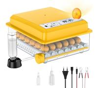Couveuse Oeuf Automatique 16 à 120 Oeufs, Couveuse Oeuf Poule avec 5 Modes d'incubation Automatiques, Retournement Automatique des Œufs, Humidification Automatique, Contrôle de Température (36 Oeuf)