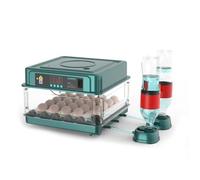 Couveuse Oeuf Automatique,24/36 Oeufs Incubateur Oeuf,Retournement Automatique des œufs et Ajout Automatique D'eau,Contrôle de Température,pour Tous L'éclosion Des Volailles,D'écran LED (24 Oeufs)