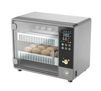 Couveuse Oeuf Automatique, 24 Oeufs Incubateur Oeuf, Humidification par atomisation ultrasonique, Retournement Automatique des Œufs, Incubateur Oeuf avec Écran tactile couleur