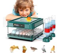 Couveuse Oeuf Automatique 36 Oeufs avec Retournement Automatique des Oeufs et Humidification Automatique pour Oeufs de Poule, Canard