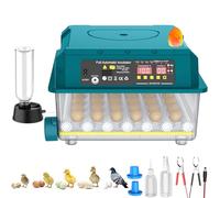 Couveuse Oeuf Automatique 36 Oeufs,Incubateur Oeuf Automatique avec Retournement Automatique des œufs, Contrôle de Température et Humidité, Couveuses pour Éclosion de Poulet,Cana (36 Oeuf)