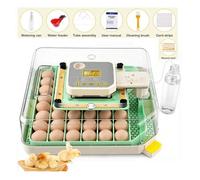 Couveuse Oeuf Automatique 48 oeufs - Retournement Automatique, Precise Temp & Humidity Control pour œufs de poule/canard/caille