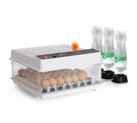Todeco Couveuse Oeuf Automatique 48 œufs, Retournement Automatique des œufs, Contrôle de la Température, Humidification automatique, Double Alimentation, Incubateur oeuf Automatique avec Lampe à œuf