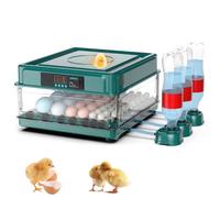 Couveuse Oeuf Automatique, Couveuse 36 Oeufs avec Retournement Automatique Des œUfs et ContrôLe de TempéRature, Ajout Automatique d'eau, Incubateur pour Poules Canards Oies Cailles
