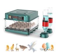 Couveuse Oeuf Automatique, Incubateur Oeuf Automatique 10-36 œufs avec Retournement Automatique des Oeufs et Humidification Automatique, Couveuse Automatique pour Oeufs de Poule, Canard (24 Oeuf)