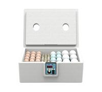 Couveuse Oeuf Automatique - Retournement Et Humidification Automatiques des Œufs | Incubateur pour 10 À 25 Œufs De Caille | Éclosoir Intelligent pour Poulaillers, Pouponnières, Serres D'élevage