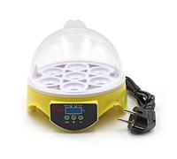 Couveuse Oeufs,Incubateur Oeuf Automatique pour 7 œufs, ContrôLe NuméRique Intelligent TempéRature, Incubateur pour Poulets Canards œUfs Caille (Ue)