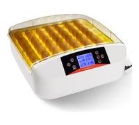 Couveuse Pro Automatique 56 Oeufs Éclairés Incubateur Autonome Avec Led Mire Oeufs Blanc