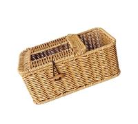 Couvoirs De Boîte À Tissus Tissés La Main Élégants avec Solution Stockage Latérale pour Le Bureau Domicile Et La Décoration Voiture Tenues Décontractées Couvoirs Tissu