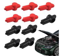Couvoirs De Borne De Batterie - Protecteur De Tête De Tas De Silicone, Capuchon D'isolant Électrique | Couvercle De Température À Haute Température Pour Les Alternateurs Démarreurs Power Connection St
