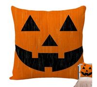 Couvoirs De Coussin D'Halloween, 45,7x45,7 Cm - Oreiller De Vacances Pour Canapé, Canapé, Voiture | Couvercle D'oreiller Décoratif Avec Des Expressions De Caractère Effrayantes Pour Le Salon Et La Fêt