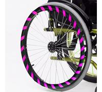 Couvoirs De Jante À Poussée En Fauteuil Roulant, Couverture En Fauteuil Roulant De Roue Arrière 22/24 Pouces, Sans Glissement, Une Paire, Améliore L'adhérence Et La Traction,24in,M