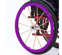 Couvoirs De Jante À Poussée En Fauteuil Roulant, Couverture En Fauteuil Roulant De Roue Arrière 22/24 Pouces, Sans Glissement, Une Paire, Améliore L'adhérence Et La Traction,24in,F