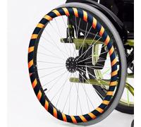 Couvoirs De Jante À Poussée En Fauteuil Roulant, Couverture En Fauteuil Roulant De Roue Arrière 22/24 Pouces, Sans Glissement, Une Paire, Améliore L'adhérence Et La Traction,24in,K