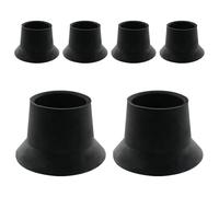 Couvoirs de pieds en caoutchouc de trampoline, couvercle de la jambe inférieure du trampoline,Ensemble de 6 coussinets de pieds de trampoline non glissés | Pièces de lit de , accessoires à manch