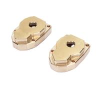 Couvoirs de Portail 2PCS, Couvercles de Protection de la Direction Extérieure Durables, avec Finition Polonaise Miroir (Or), pour MK07 1 7 Scale RC Car