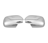 Couvrages Côté Rétroviseur:2Pcs Abs Chrome Couvrairement Plaqués,Ajustement pour 4Ru Nner Prado Fj120 Surf Hiace, Élégant et Durable
