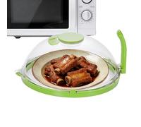 Couvre-aliments pour micro-ondes, perforé transparent, réutilisable et résistant à la chaleur, pour réchauffer les aliments avec couvre-assiettes | pour cuisiner à la vapeur et chauffer la maison