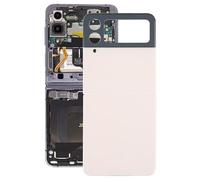 Couvre arrière de la Batterie pour Samsung Galaxy Z FLIP4 SM-F721B avec Couverture de caméra Téléphone Remplacement du boîtier de boîtier arrière - Gol