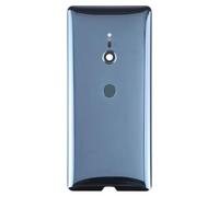 Couvre arrière de la Batterie pour Sony Xperia XZ3 avec Empreinte Digitale - Bleu