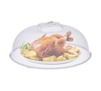 Couvre-assiette micro-ondes - Bouclier anti-éclaboussures pour cuisine | PP5 durable, transparent, facile à nettoyer, avec évent vapeur réglable pour réchauffer, cuire et préparer les aliments