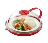 Couvre-assiettes pour micro-ondes | protection réutilisable avec vapeur d'eau | couvercle anti-éclaboussures micro-ondes | pour préparer les repas sauces collations fruits avancés légumes cuisine