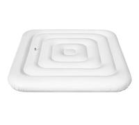 Couvre-bain gonflable COUVERTURE DE 53 pouces carrés à bain à remous carré avec une inflation rapide et facile et une soupape de déflation soupape du vent résistant à la pluie enneigée couvercle de b