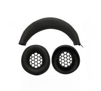 Couvre-bandeau pour Razer BlackShark V2 X - Tissu tricoté de rechange facile et à installer - Noir - Deux pièces V2 X PS)