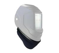 Couvre-Bavoir pour Casque de Soudage, Bavoir en Cuir et Coton Résistant à la Chaleur, Enveloppant Autour du Casque, Compatible avec la Plupart des Casques de Soudage