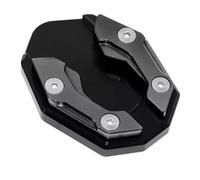 Couvre-béquille d'extension Pied béquille latérale de pour Moto(Noir)