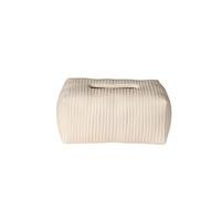Couvre-boîte à mouchoirs Kleenex Beige Texture Nervurée Design Rectangulaire Couvre-boîte à mouchoirs carré