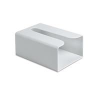 Couvre-boîte à mouchoirs Kleenex Distributeur de Porte-Serviettes Facial Mural Auto-adhésif Couvre-boîte à mouchoirs carré(Gray)