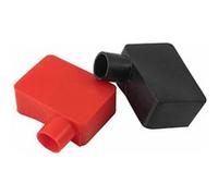 couvre-borne batterie, couvercle de protection flexible rouge et noir - Oc-pro Noir G