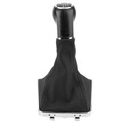 Couvre-botte Housse de levier de vitesse Hlyjoon Fit pour Astra Corsa GTC 2005 2006 2007 2007 2008 2009 2010 Couvre-botte de dérailleur Auto Shifter ABS Matériau du cuir artificiel(6 Speed)pommeau vit