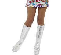 Couvre-Bottes Argentées Femme Taille Unique Argenté