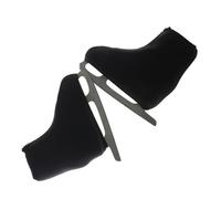 Couvre-Bottes de Patins artistiques,Couvre-Patins de Hockey, Housses de Patins à Glace à Fermeture éclair élastique, Accessoires de Patinage sur Glace, Housses de de Hockey Noires pour adolesce