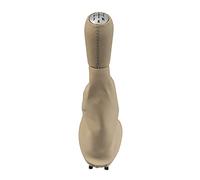 Couvre-bottes En Cuir Pour Pommeau De Levier De Vitesse Et Soufflet De Levier De Vitesse Pour Renault Pour Clio 2 II Pour Clio 3 III Pour Megane II Pour Scenic II Pour Kangoo Beige Noir Pommeau de Lev