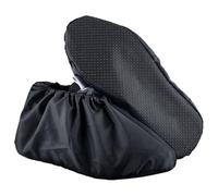 Couvre-bottes imperméables, couvre-bottes réutilisables, pieds antidérapants, imperméables et anti-poussière : avec revêtement de bottes poète anti-poussière pour hommes et femmes, en extérieur, Noir