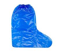 Couvre-Bottes Jetables Imperméables pour Chaussures de Pluie pour Hommes et Femmes, 16 Paires de Couvre-Chaussures Bleues Imperméables Antidérapantes pour Camping en Plein Air OP CPE