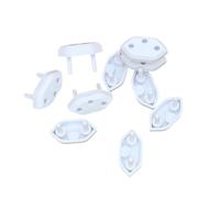 Couvre-bouchons À L'épreuve Des 10pcs Covers De Protection Sortie Sécurité 2 Pouces Protecteur Ronde Pour La Prise D'alimentation Européenne Easy Installation Plug Guard For Socket