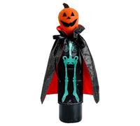 Couvre-bouteille de vin Halloween - couverture festive pour bouteilles de vin - accessoires décoratifs pour bouteilles d'alcool passionné maison organisateurs d'événements décorations de table