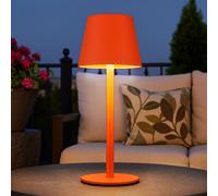 Lampe d'extérieur Lampe de table Batterie Touchdimmer Rehausse bouteille CCT, orange, USB-C, LED 3W 200Lm blanc chaud froid, DxH 11,5x36 cm
