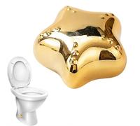 Couvre-bouton en céramique en forme de tortue de mer verte, capuchons décoratifs à vis pour toilettes, tortue de mer, pièces de rechange pour salle de bain Se-a Turtlethe WC, installation facile